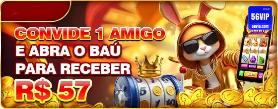 56vip — card com CTA e reforço de bônus, com hierarquia visual clara, pensado para reforçar a presença da marca no